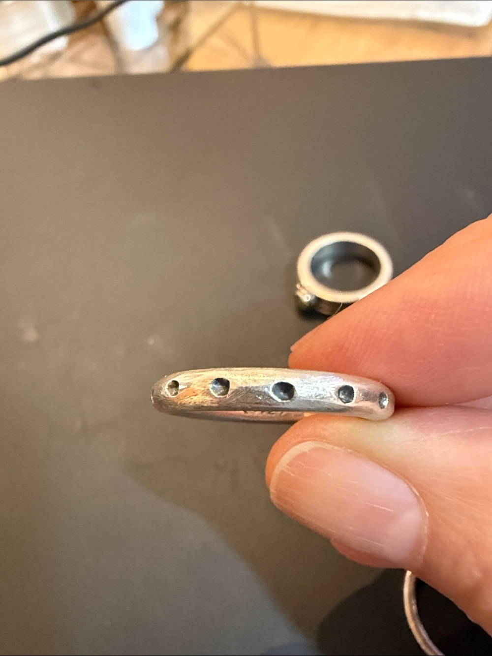 Vintage Sterling Silver Stacking Rings - Picture 5 of 6